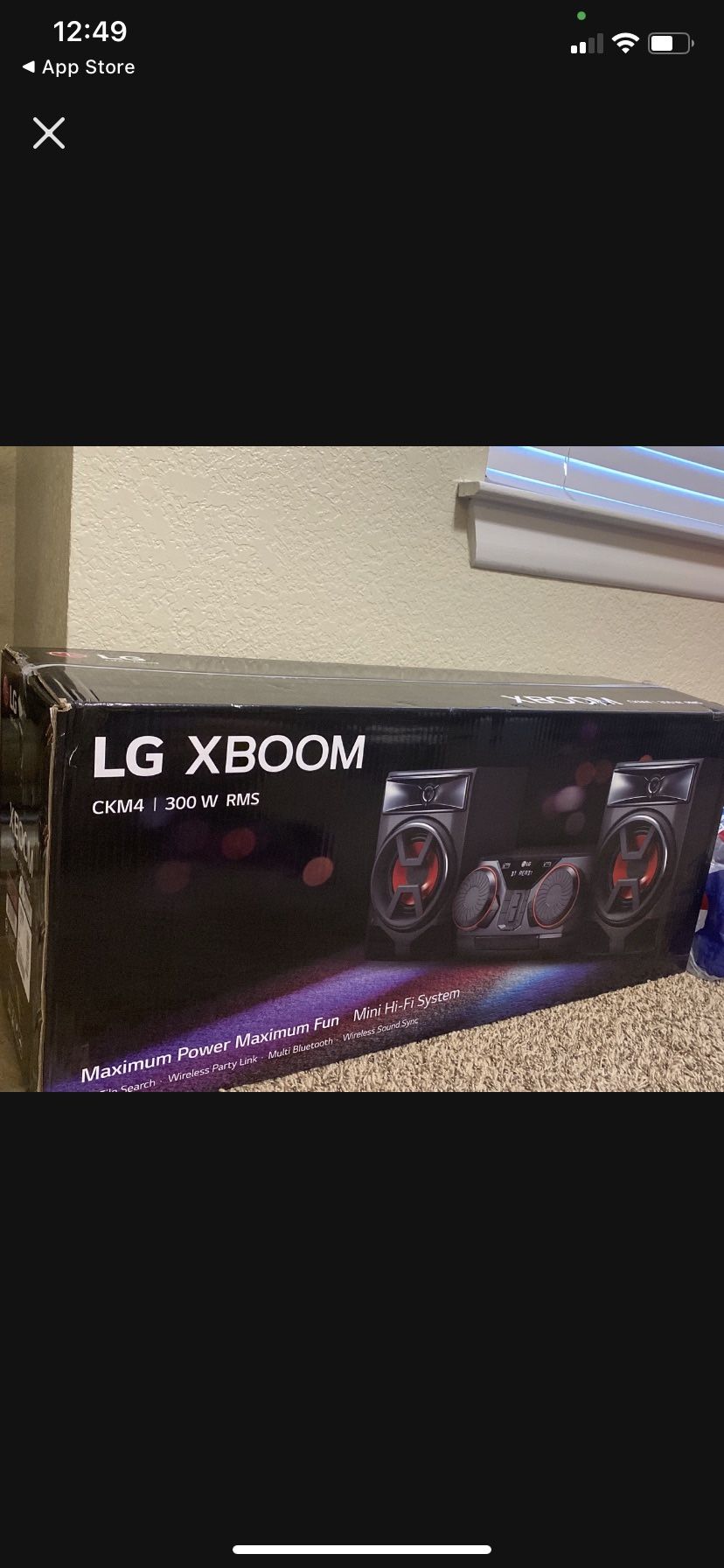 LG X boom
