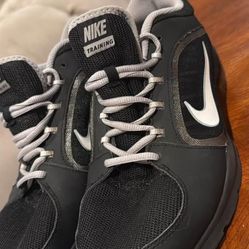 Used Once  Nike Flex  Trainers 4 Black And White Size 8.05