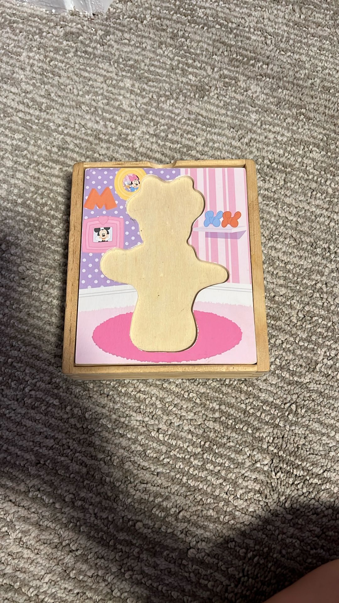 Melissa And Doug Wooden Minnie Puzzle