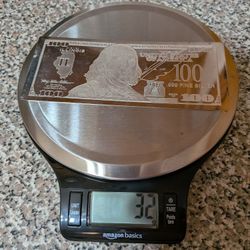 1 Oz .999 silver 