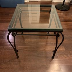 Glass End Table