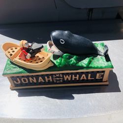 Jonah And The Whale Cast Iron Bank 