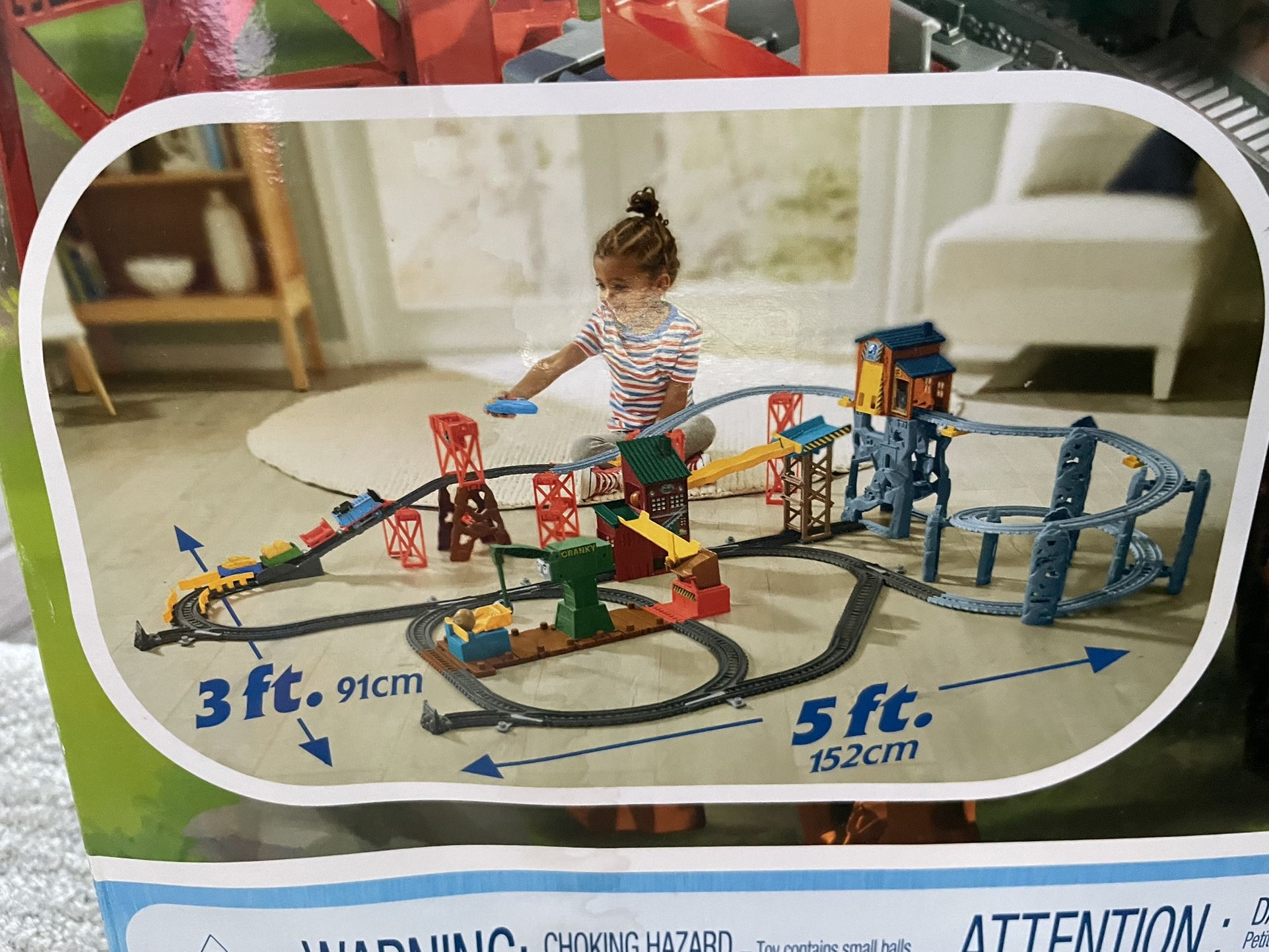 NEW In Box Thomas & Friends Remote Control Train Set Mad Dash On Sodor 3x5 Feet