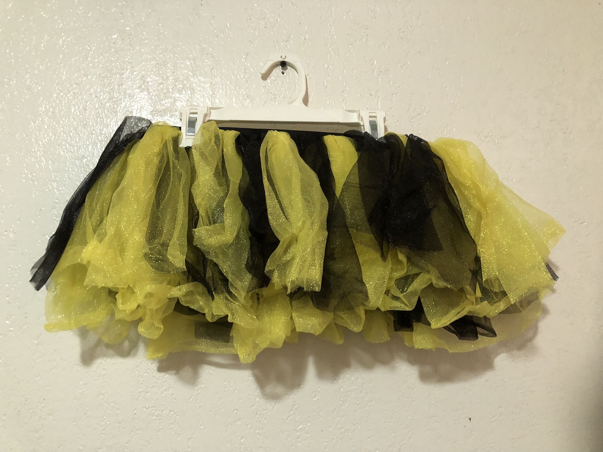 Adult Tutus Costumes Petticoat Dress - Yellow and Black)