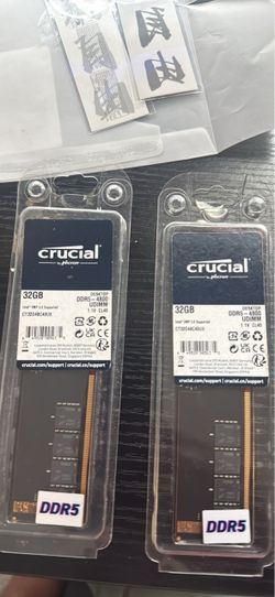 Selling 2 DDR5-4800  32GB Desktop RAM sticks