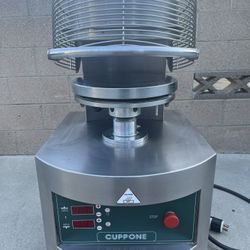 Cuppone PZF/30Ds-B6 -US, 12.5" Pizza Form Heated Dough Press With Stand  (MF 2014)