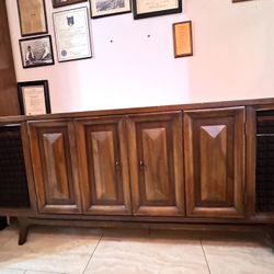 1960’s Vintage Walnut Stereo Console