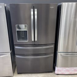 Whirlpool Finger Proof Resistant French Door Refrigerator