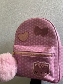 Pink backpack bag