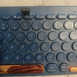 North Compact Round Key Wireless Keyboard.