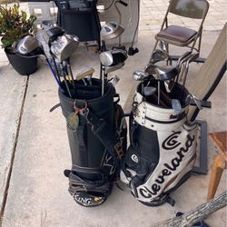 Golf Clubs And Golf Bags All For $240 Will Sell Each Also 