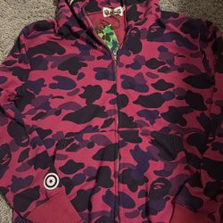 Bape Color Camo Shark Full Zip up 