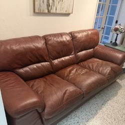 Leather Sofa Bed