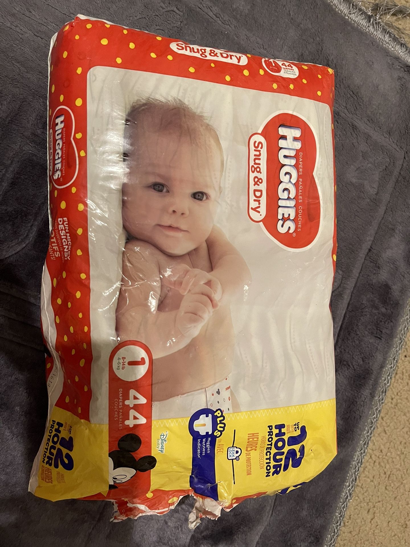Huggies Diaper Size 1 Snug & Dry
