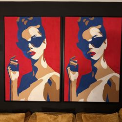 Large Art. $800 For Both New 