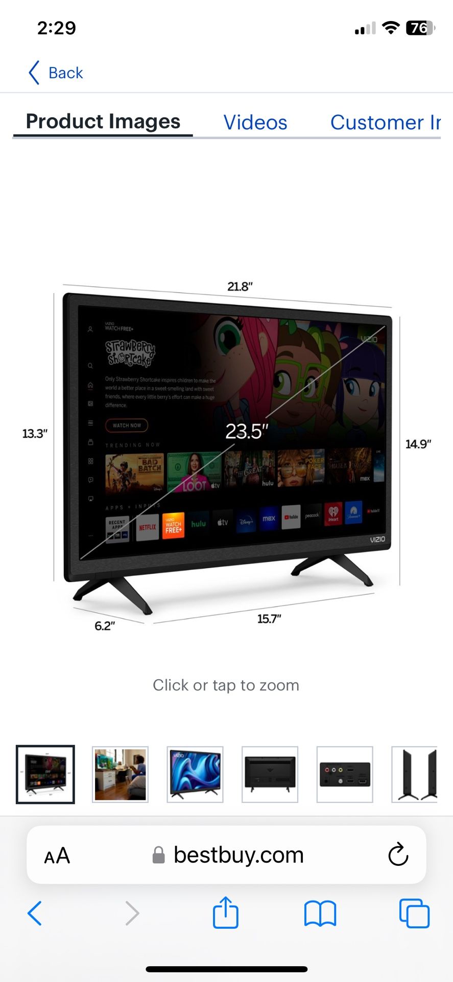 Vizio DSeries 24 1080p Full HD TV