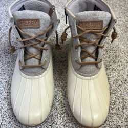 Sperry Saltwater Emboss Wool Boots