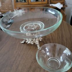 Chip and dip bowl set