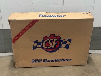 CSF 3709 1 Row Plastic Tank Aluminum Core Radiator
