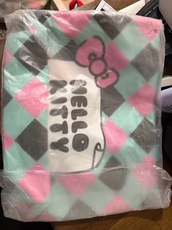 Large Hello Kitty Canvas Bag with small clutch inside