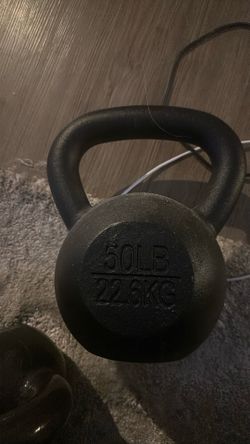 50 lbs kettlebell