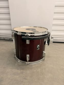 13.5" x 12" Drum Tom Floor Tom Wood Shell Black Finish
