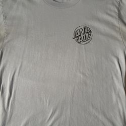 men’s light blue santa cruz shirt