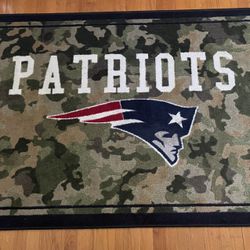 New England Patriots Camo Rug.