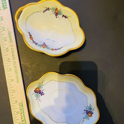 Bavarian Porcelain Bowl + Plate