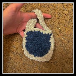 Adorable Handmade Crochet Mini-Purse / Bag