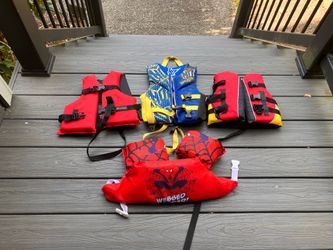 Child Kid Child Life Vest lifevest Life Jacket 50-30 Pounds Child Life Vest Jacket Boating Boat Kayak Kayaking Swimming Rubber Raft $10 Each