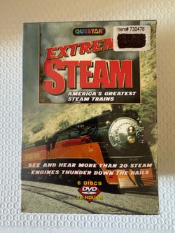 Extreme Steam: America's Greatest Steam Trains (Box Set) [DVD] Brand NEW Sealed.