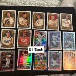 Baseball Cards - $1 Each