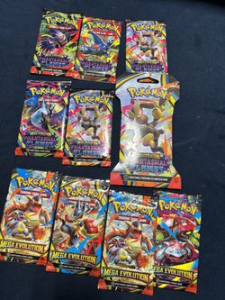 Pokémon Trading Card Game Mega Evolution & Phantasmal Flames Booster Packs