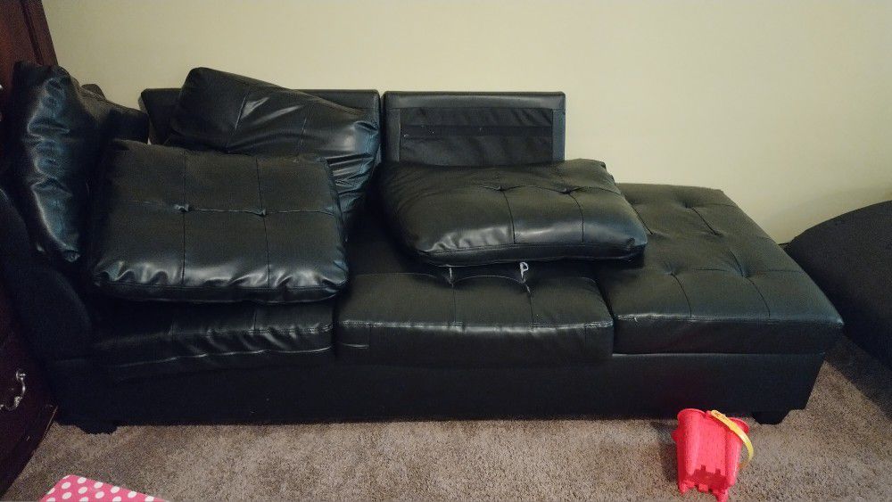 Black Couch In Great Condition 