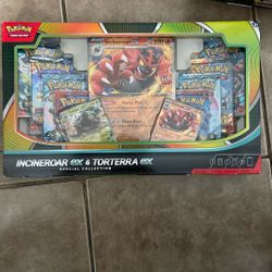 Pokémon Incineroar ex and Torterra ex Special Collection  Brand New Unopened 