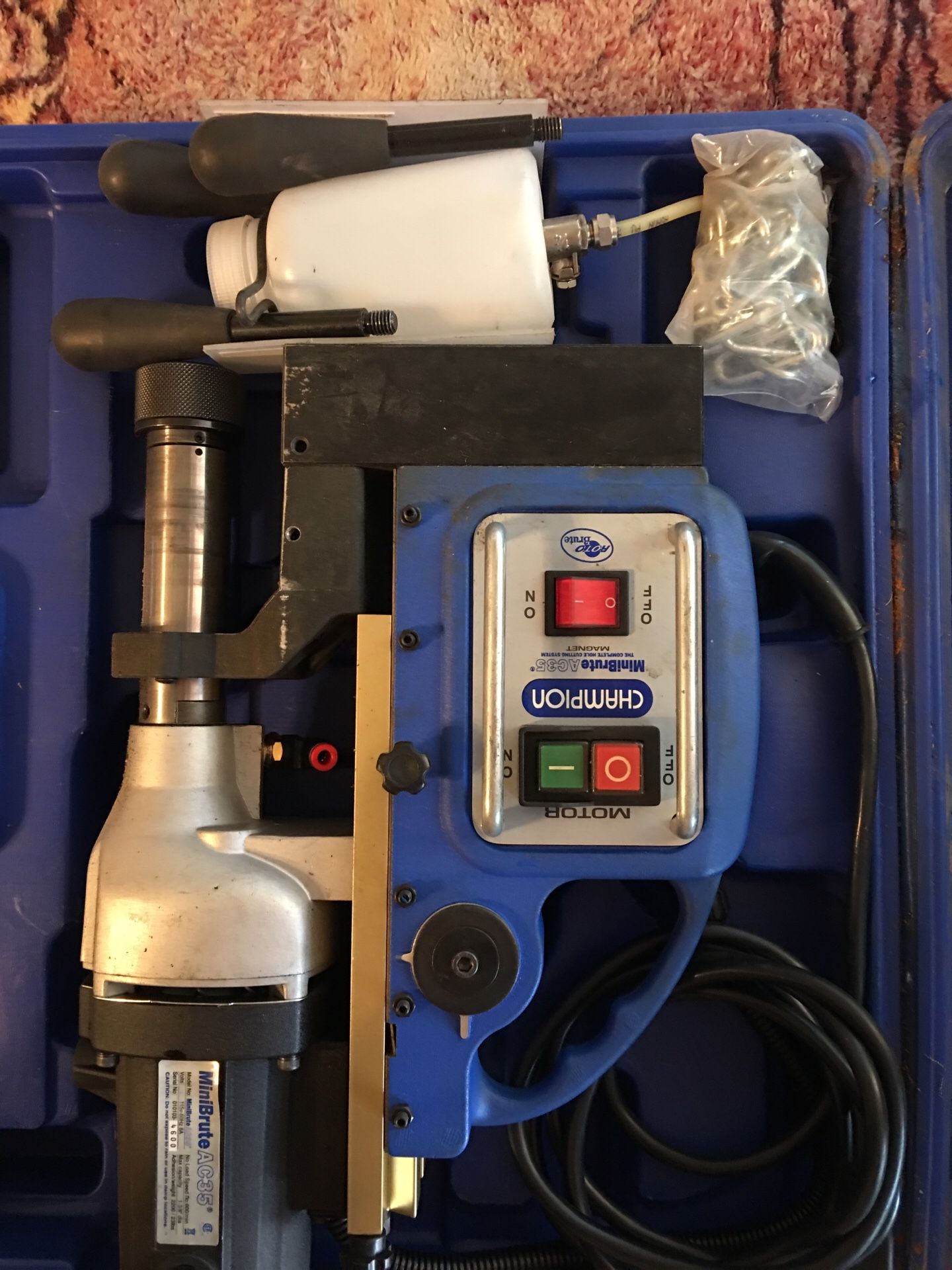 Champion minibrute ac35 magnetic drill press