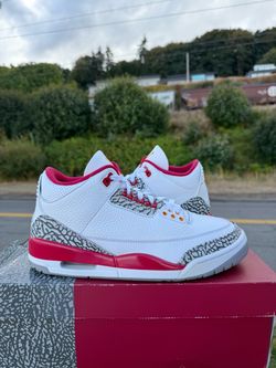 Air Jordan retro 3 cardinal size 8.5