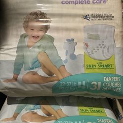 Cuties diapers size 4  31 count ($15each pack)