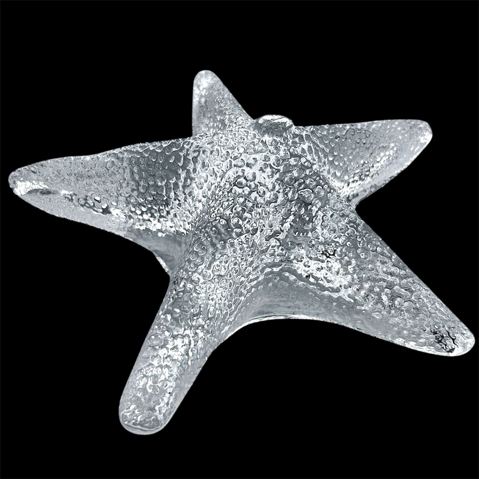 Flawless Exquisite Blenko Glass Starfish Sea Star Crystal Figurine Nautical Oceanic Sailor Decor Paperweight