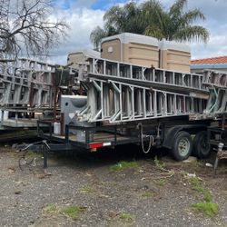 Ladders N Toilet Trailer Agriculture Equipment Farm Labor