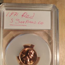 19771 Red Penny Very Rare Penny Very Red And Rare Penny