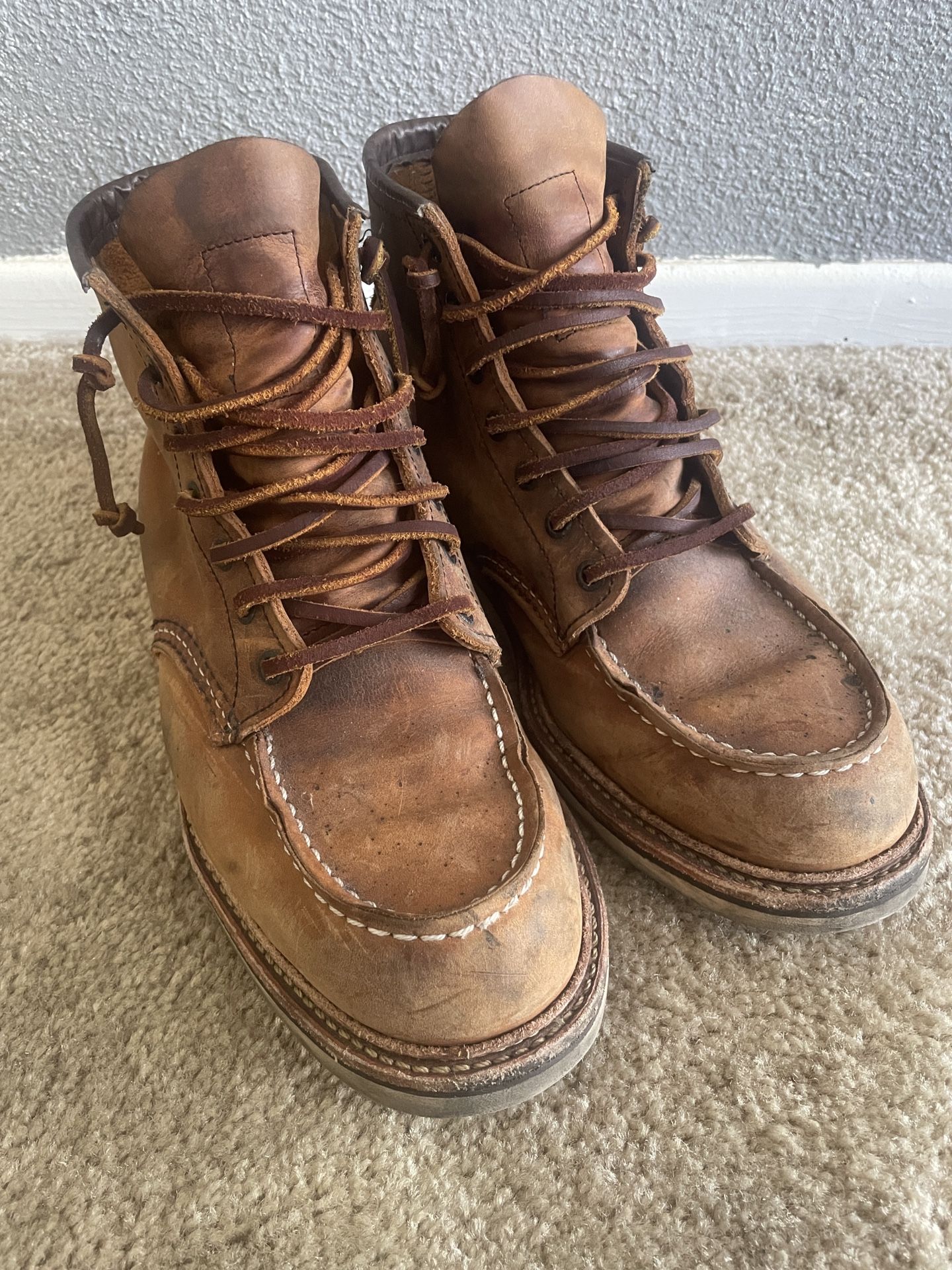 Red Wing Heritage 6" MOC Toe Boot Mens 1907 Copper Leather BOOTS Shoes Size 10