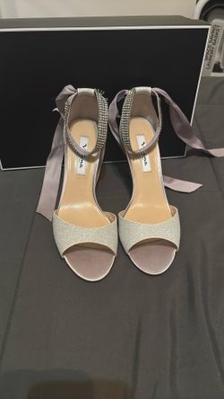 Nina 'Vinnie' Crystal Embellished Ankle Strap Sandal