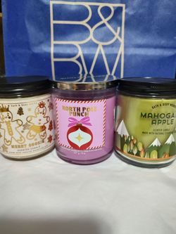 Bath & Body Works single wick candles $7 each