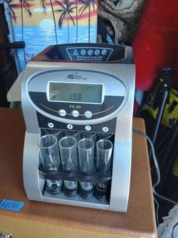 royal sovereign 2-row digital coin sorter fs-2d