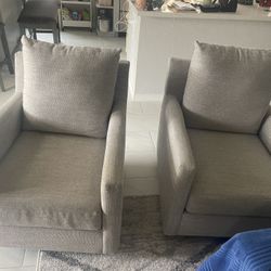Set Of 2 Gliders And Swivel Chairs. Need Gone Asap