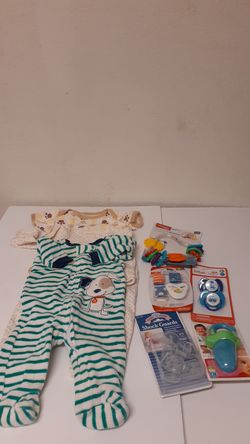 Brand new infant clothes and accessories