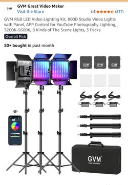 GVM Studio Production Lights