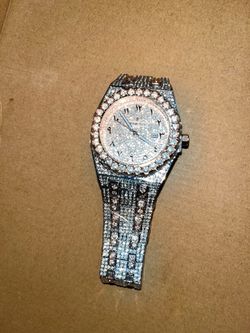 High quality iced out wrist watch automatic waterproof